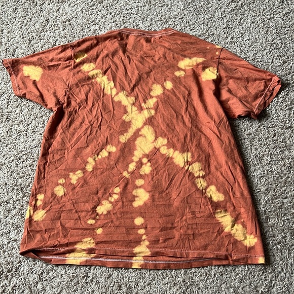 Orange and Yellow Tie-dye Nirvana Shirt - Picture 2 of 2